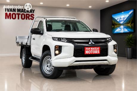 White 2024 Mitsubishi Triton Cab Chassis Glx (4X2)