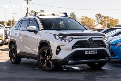 White 2021 Toyota RAV4 Wagon Cruiser (Awd) Hybrid