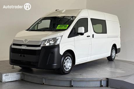 White 2025 Toyota HiAce Van Slwb