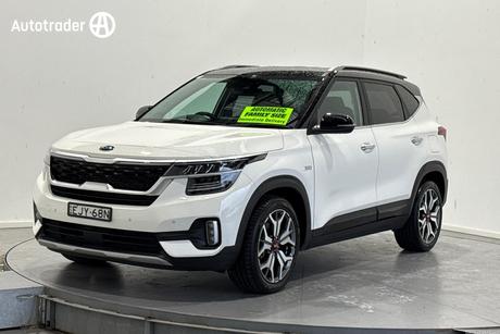 White 2020 Kia Seltos Wagon Gt Line (Awd)