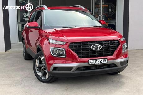 Red 2020 Hyundai Venue Wagon Active