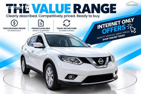 White 2016 Nissan X-Trail Wagon St-L N-Sport Se Black (Fwd)
