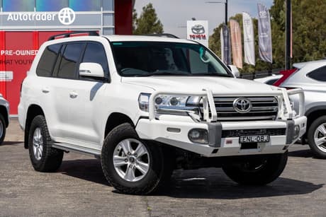 White 2021 Toyota Landcruiser Wagon Lc200 Gxl (4X4)