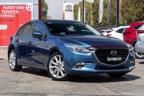 Blue 2018 Mazda 3 Hatchback Sp25 Gt