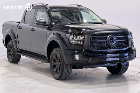 Black 2026 GWM Cannon Alpha Dual Cab Utility Ultra Phev (4X4)