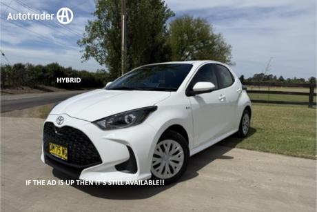 White 2025 Toyota Yaris Hatchback Ascent Sport