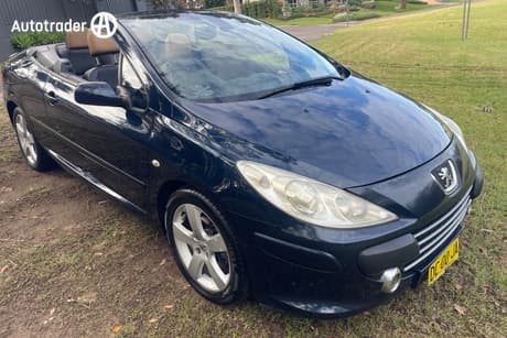 Blue 2007 Peugeot 307 Cabriolet Cc Dynamic
