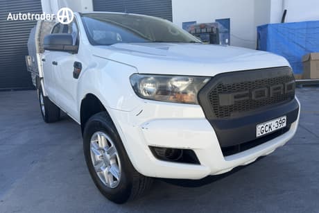 White 2015 Ford Ranger Crew Cab Chassis Xl 2.2 Hi-Rider (4X2)