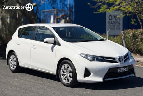 White 2013 Toyota Corolla Hatchback Ascent