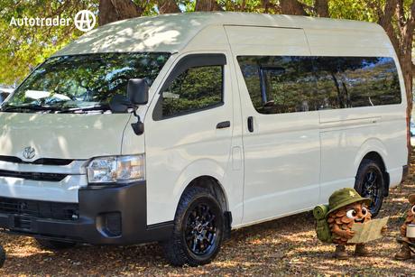 Beige 2018 Toyota HiAce Commercial SLWB