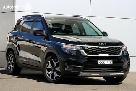 Black 2022 Kia Seltos Wagon Sport+ (Fwd)