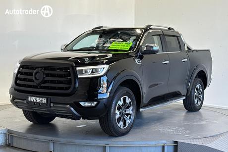 Black 2022 GWM UTE Dual Cab Utility Cannon-X (4X4)