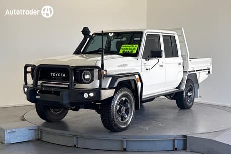 White 2023 Toyota Landcruiser Double Cab Chassis Lc79 Gxl