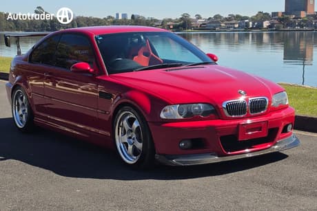 Red 2001 BMW M3 Sedan