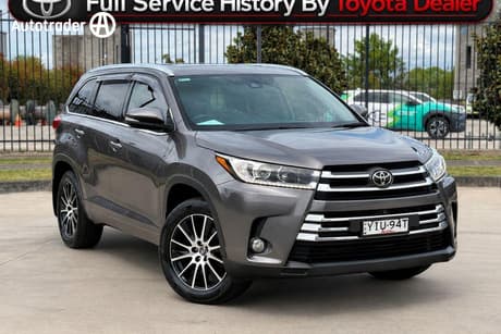 Grey 2018 Toyota Kluger Wagon Grande (4X4)
