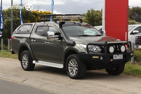 Green 2018 Mitsubishi Triton Dual Cab Utility Gls (4X4)