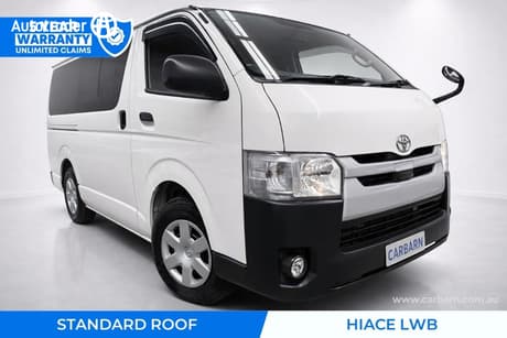 White 2019 Toyota HiAce Commercial DX