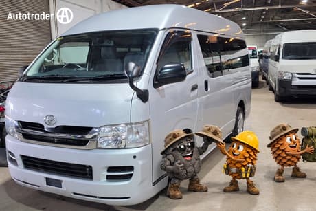 Silver 2008 Toyota HiAce Commercial DX