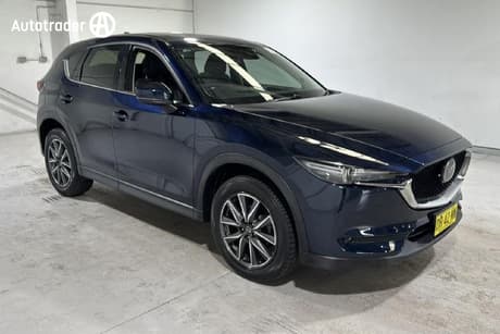 Blue 2018 Mazda CX-5 Wagon Akera (4X4) (5Yr)