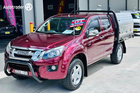 Red 2012 Isuzu D-MAX Crew Cab Utility Ls-U (4X4)
