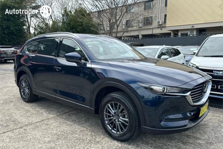 Blue 2022 Mazda CX-8 Wagon Touring (Fwd)