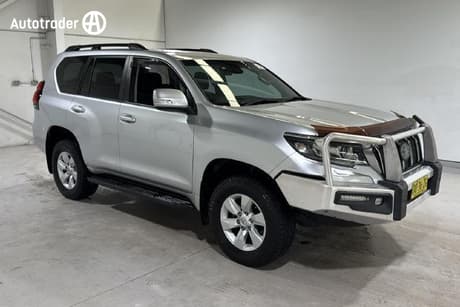 Silver 2018 Toyota Landcruiser Prado Wagon Gx (4X4)