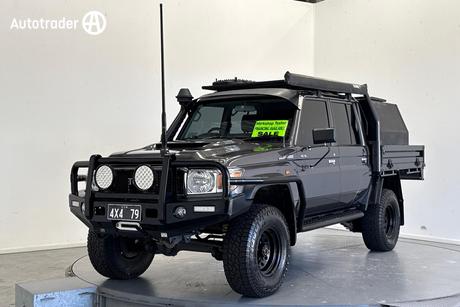 Grey 2022 Toyota Landcruiser Double Cab Chassis Gxl