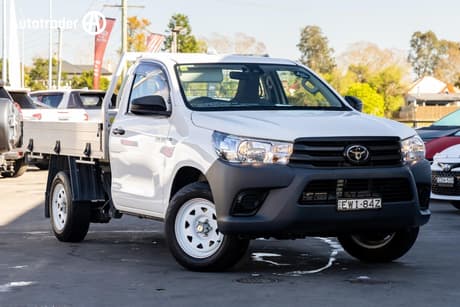 White 2022 Toyota Hilux Cab Chassis Workmate (4X2)