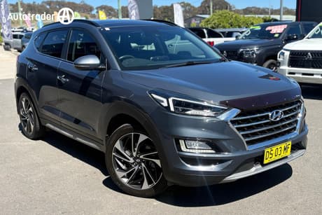 Blue 2019 Hyundai Tucson Wagon Highlander (Awd) Beige Int
