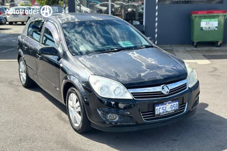 Black 2007 Holden Astra Hatch CDX