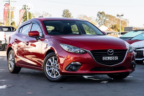 Red 2015 Mazda 3 Hatchback Maxx