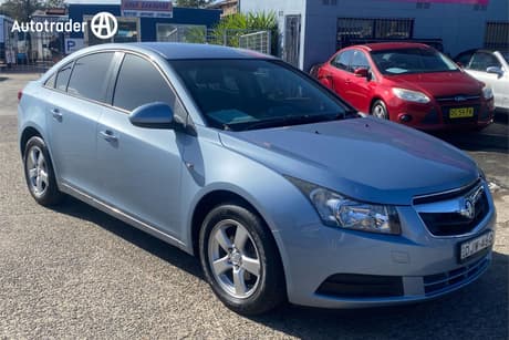 Blue 2010 Holden Cruze Sedan Cd