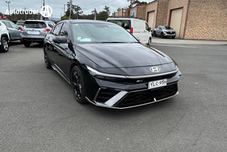 Black 2024 Hyundai I30 Sedan N Line Premium
