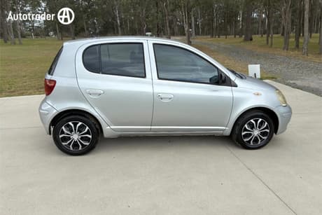 Silver 2003 Toyota Echo Hatchback
