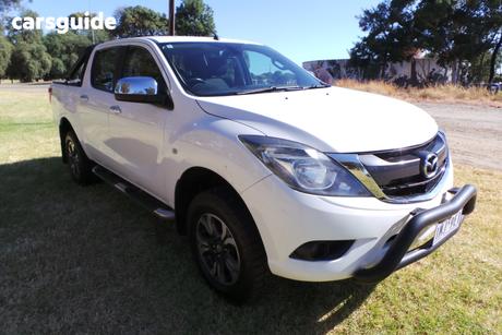 White 2017 Mazda BT-50 Dual Cab Utility Xtr (4X4)
