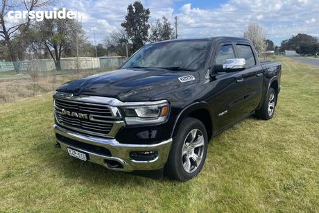 Black 2022 RAM 1500 Crew Cab Utility Laramie (Hybrid)