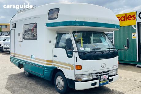 White 1997 Toyota Dyna Commercial 100