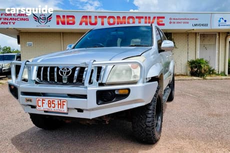Silver 2008 Toyota Landcruiser Prado Wagon Gxl (4X4)