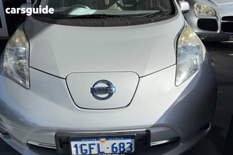Silver 2012 Nissan Leaf Hatchback