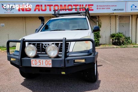 White 2006 Toyota Landcruiser Prado Wagon Gx (4X4)