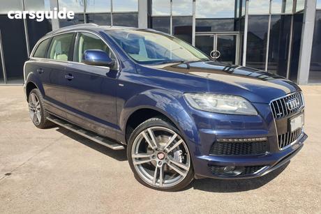 Blue 2012 Audi Q7 Wagon 3.0 Tdi Quattro