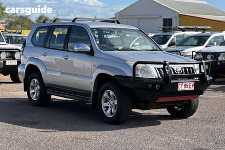 Silver 2004 Toyota Landcruiser Prado Wagon Gxl (4X4)