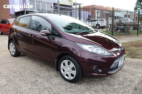Burgundy 2012 Ford Fiesta Hatchback Cl