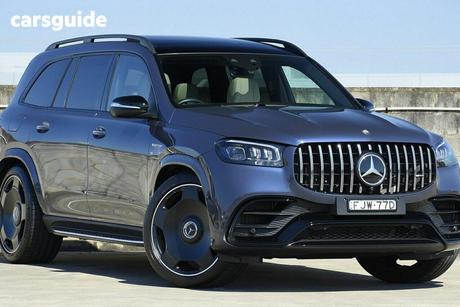 Blue 2024 Mercedes-Benz GLS63 Wagon 4Matic+