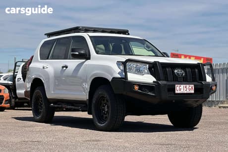 White 2017 Toyota Landcruiser Prado Wagon Gxl (4X4)