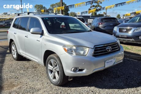 Silver 2007 Toyota Kluger Wagon Grande (Fwd)