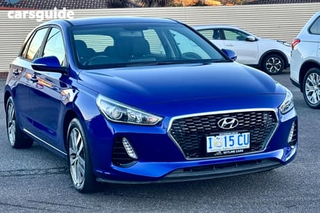 Blue 2019 Hyundai I30 Hatchback Active