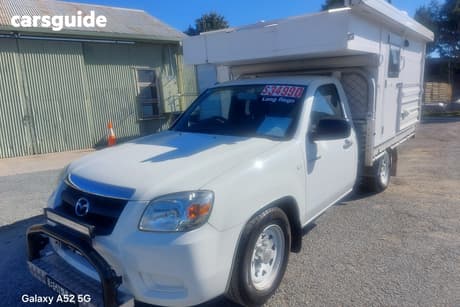 White 2008 Mazda BT-50 Cab Chassis B2500 Dx
