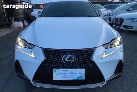 White 2017 Lexus IS300 Sedan F Sport