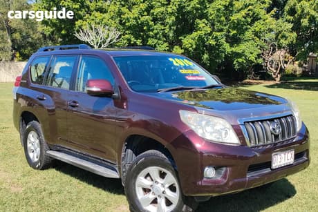 Burgundy 2010 Toyota Landcruiser Prado Wagon Gxl (4X4)